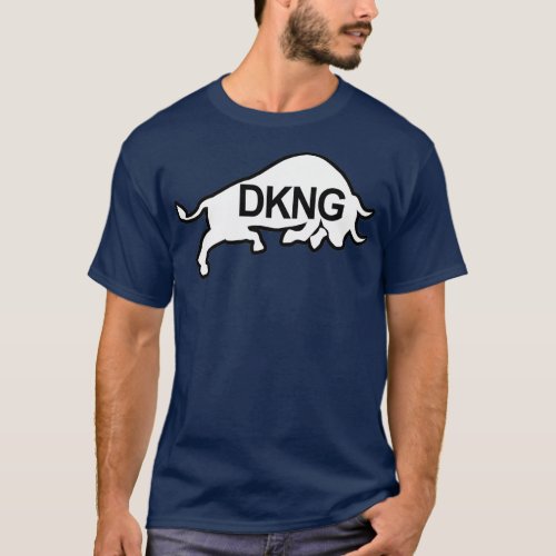 DKNG Bull Black ampamp White T_Shirt
