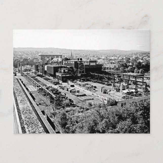 DL & W RR Foundry Scranton Pa. Postcard (Front)