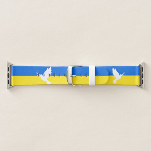 Dlag Of Ukraine Apple Watch Band Peace Dove 