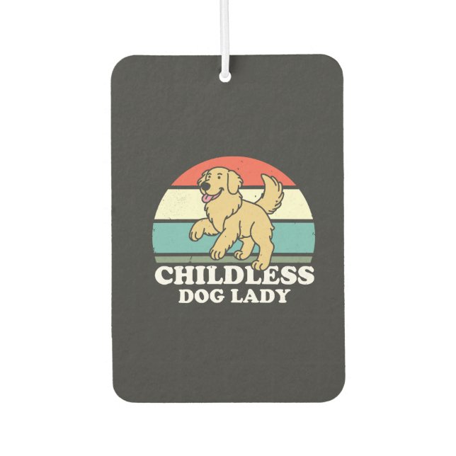 dless Dog Lady Air Freshener (Front)