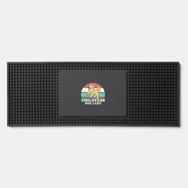 dless Dog Lady Bar Mat (Front)
