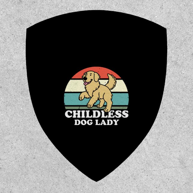 dless Dog Lady Patch (Front)