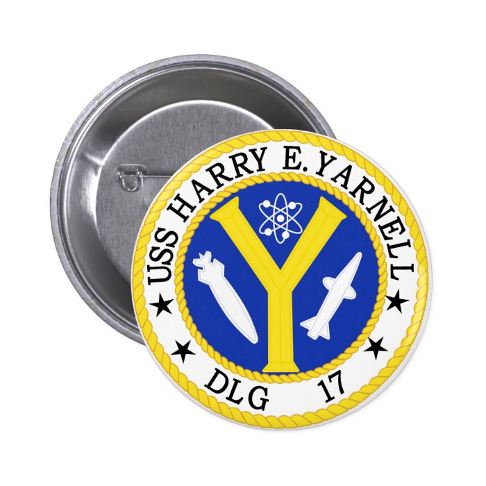 DLG 17 USS HARRY E YARNELL Guided Missile Lead Des Pin