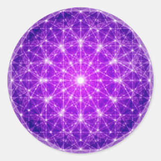 D'Light Full Mandala Classic Round Sticker