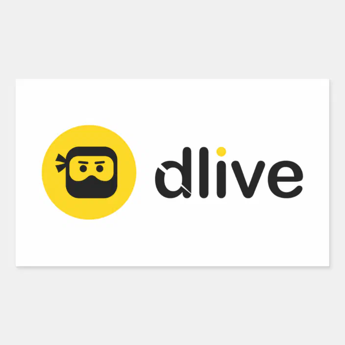 Dlive Black Logo Stickers Zazzle Com Dlive Black Logo Stickers Zazzle Com