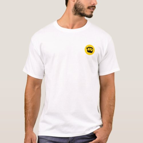 DLive Ninja Icon White Apparel T_Shirt