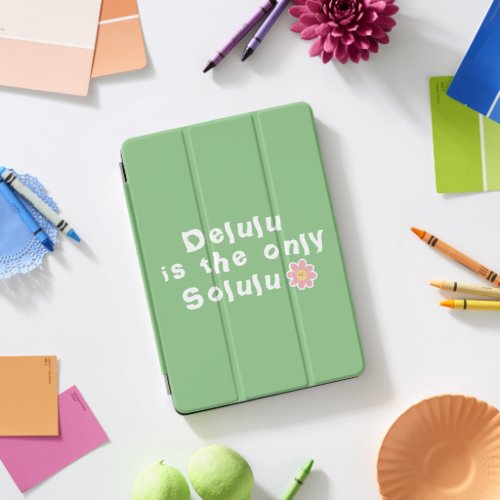 Dlulu is the only Solulu pastel sage green iPad Pro Cover