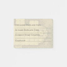 DM Graphic Post-it Organizer; Date, Time, Campaign