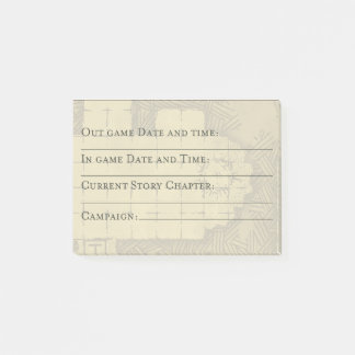 DM Graphic Post-it Organizer; Date, Time, Campaign Notes