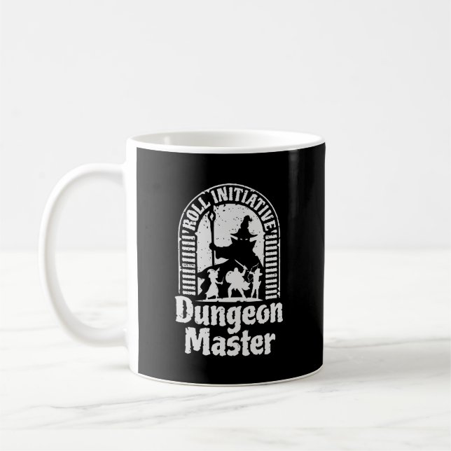 DM Roll Initiative RPG Coffee Mug (Left)