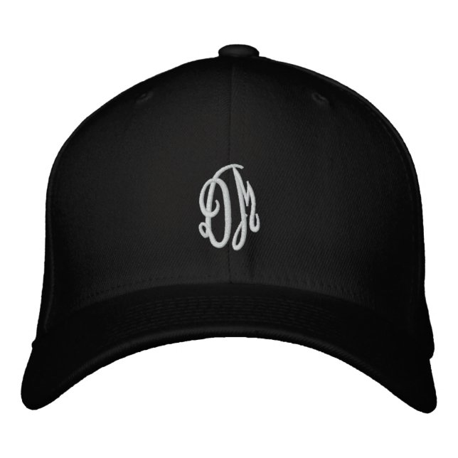 DM Script Embroidered Baseball Hat (Front)