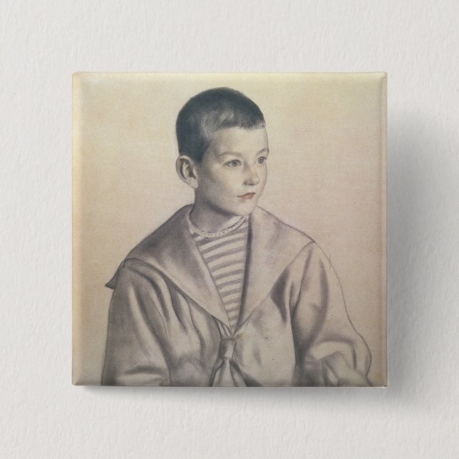 Dmitri Dmitrievich Shostakovich  as a Child Button (Front)