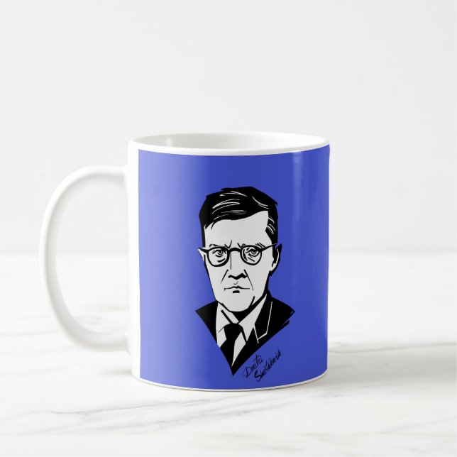 Dmitri Shostakovich Coffee Mug (Left)