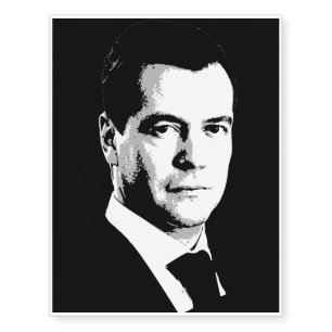 Dmitry Medvedev Face Temporary Tattoos