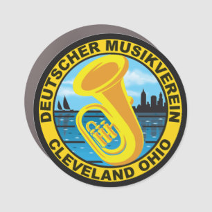 DMV 3" Round Car Magnet