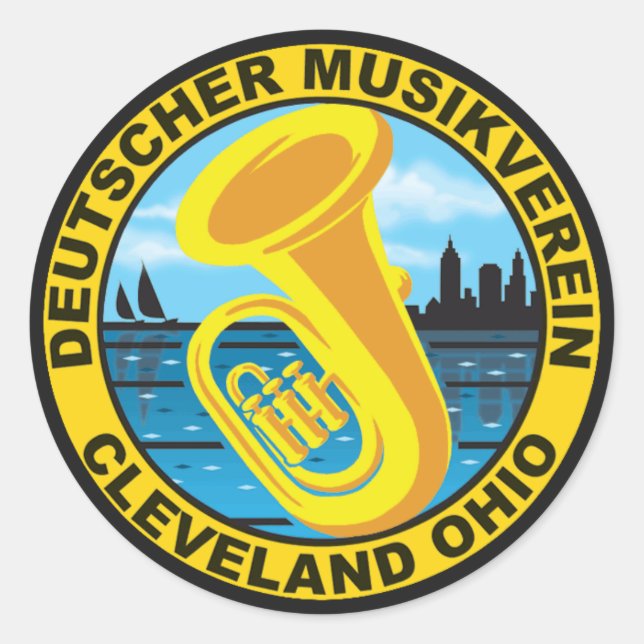 DMV 3" Round Sticker - 6 count (Front)