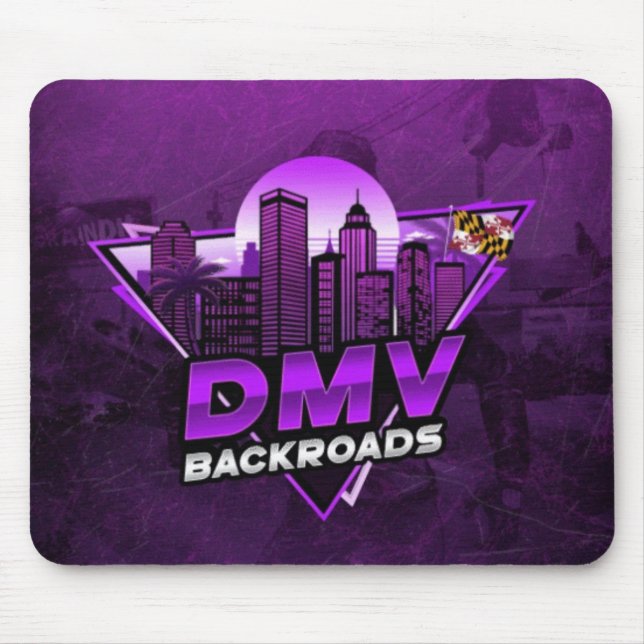 DMV Backroads Background Mouse Pad  (Front)