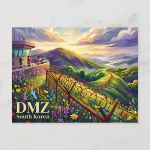 DMZ (Demilitarized Zone) South Korea Postcard