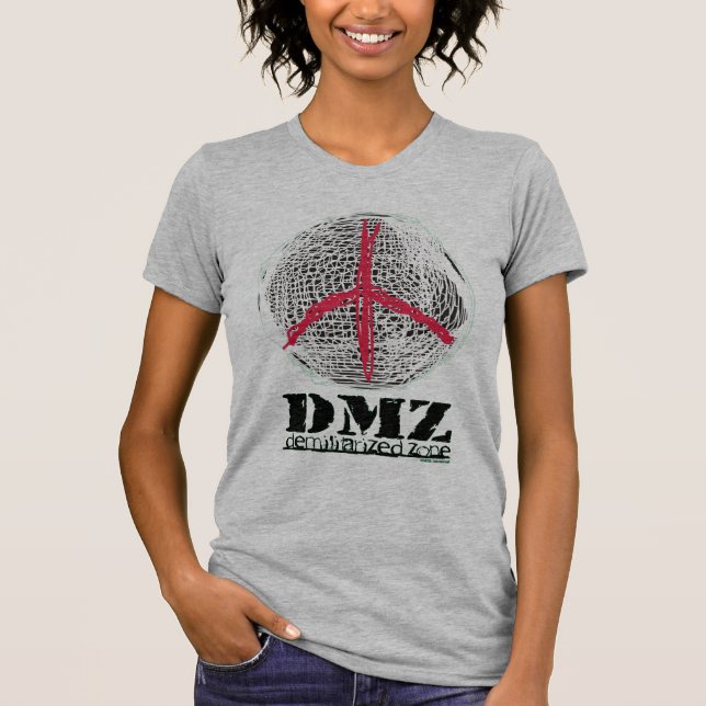 DMZ Peace No War Demilitarized Zone Freedom USA T-Shirt (Front)