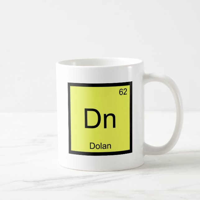 Dn - Dolan Chemistry Element Symbol Meme T-Shirt Coffee Mug (Right)