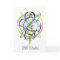 DNA Activated Atom Greeting Card