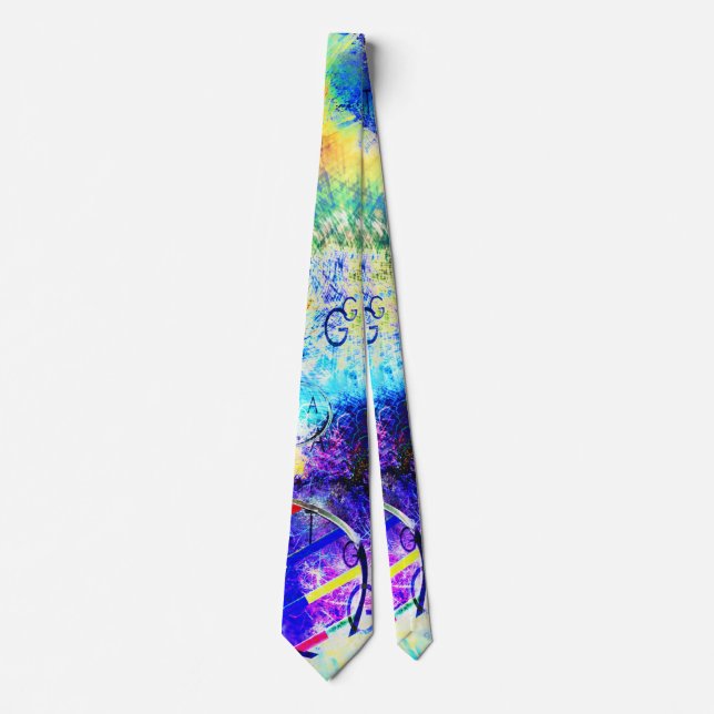 DNA art code Neck Tie (Front)