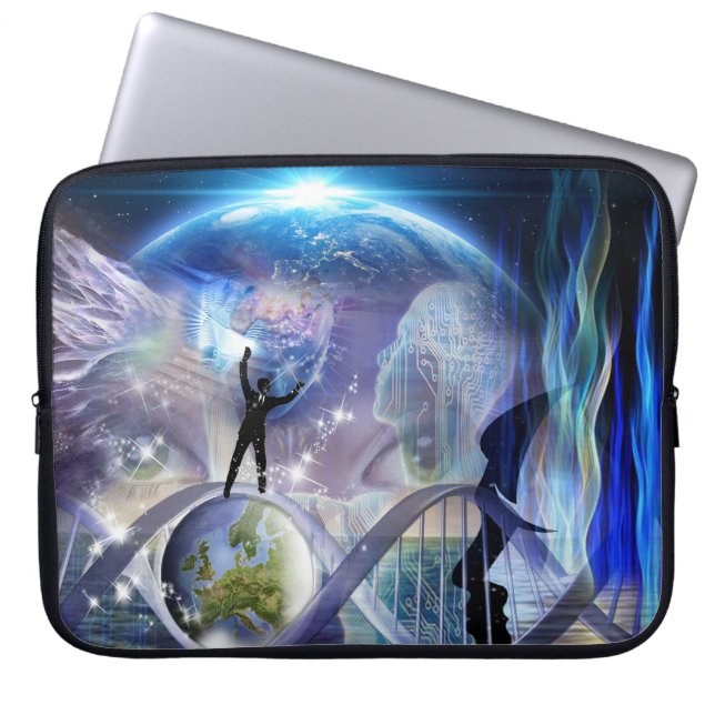 DNA Awakening design Laptop Sleeve (Front)