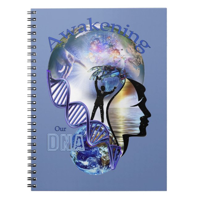 DNA Awakening design Notebook (Front)