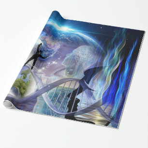 DNA Awakening design Wrapping Paper