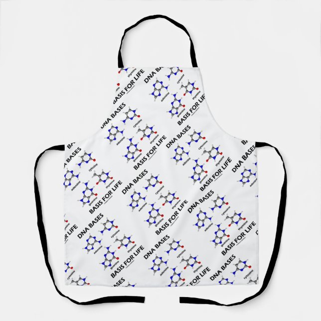 DNA Bases Basis For Life Molecular Structure Apron (Front)