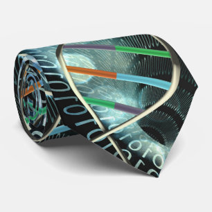 DNA binary code Neck Tie
