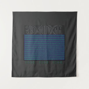 dna code, genetic engineering, dna helix tapestry