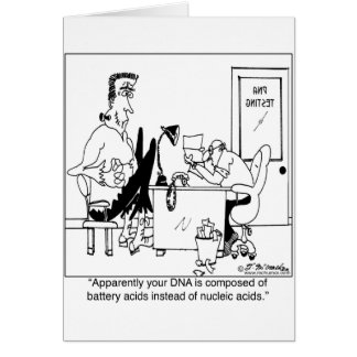 DNA Composed of Battery Acids Cards