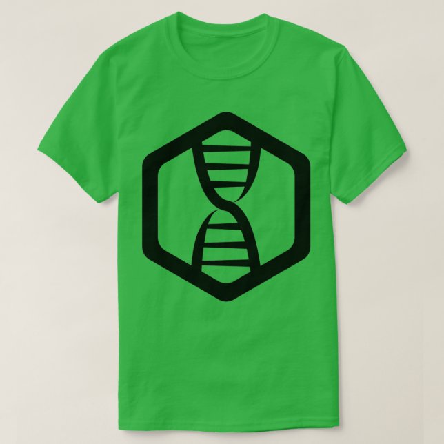 DNA deoxy ribose nucleic acid in a hexane T-Shirt (Design Front)