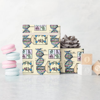 DNA Diagram Wrapping Paper