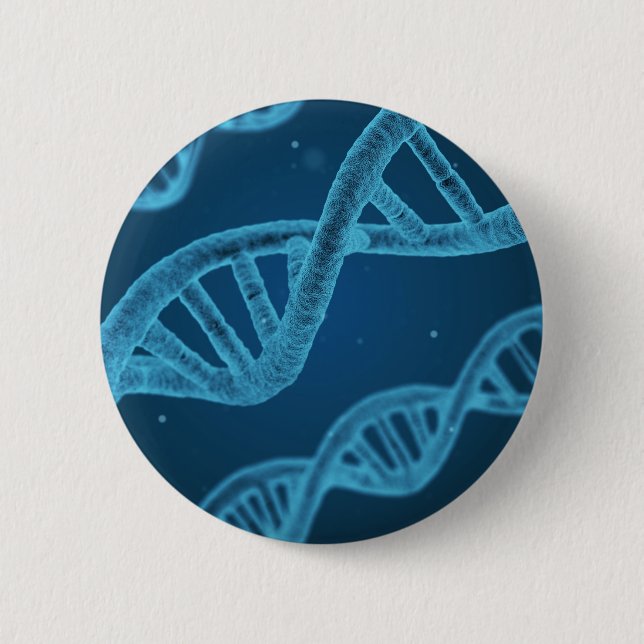 DNA Double Helix Button (Front)