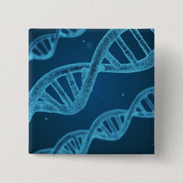 DNA Double Helix Button (Front)