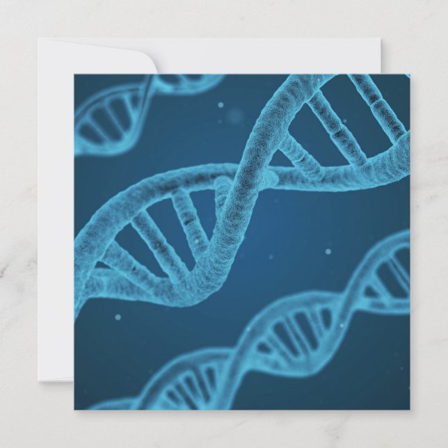 DNA Double Helix Card (Front)