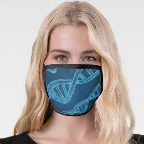 DNA Double Helix Face Mask