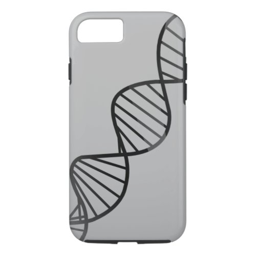 DNA Double Helix Graphic Your Choice of Color iPhone 87 Case