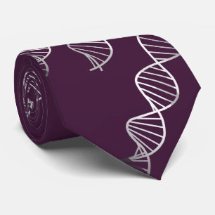 DNA Double Helix Graphic Your Choice of Color Neck Tie