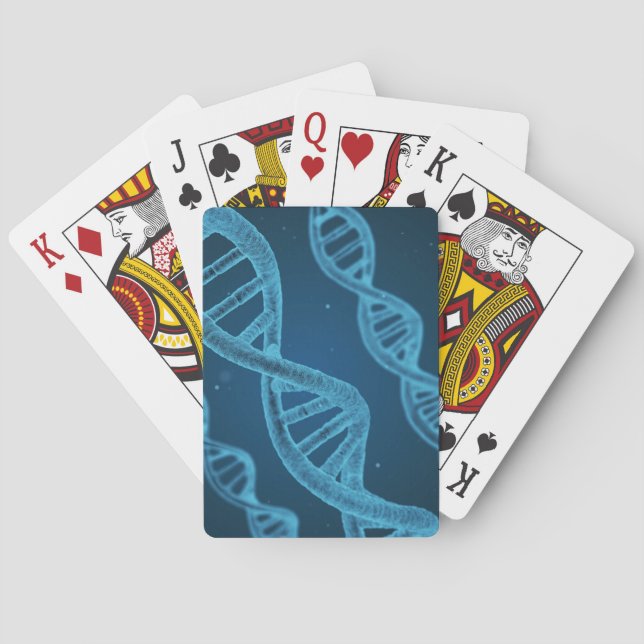 DNA Double Helix Poker Cards (Back)
