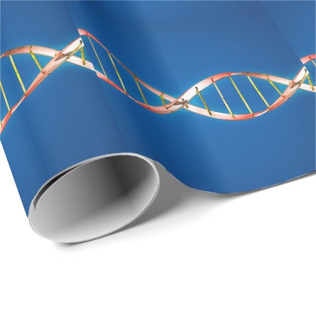 DNA Double Helix Wrapping Paper | Zazzle