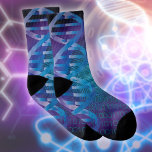 DNA Fingerprint ID Medical Science Socks<br><div class="desc">A cool,  trendy and fun medical science-inspired design. The perfect gift for all doctors,  nurses,  scientists,  science teachers,  lab technicians,  science students,  and any science geek in your life (including you)! Designed by Thisisnotme©</div>