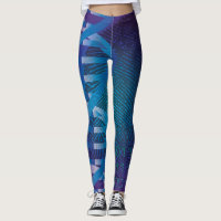 DNA Fingerprint ID Science Leggings