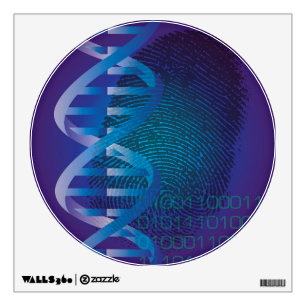 DNA Fingerprint Medical Science Wall Decal