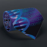 DNA Fingerprint Neck Tie<br><div class="desc">DNA FINGERPRINT TIE. Cool, trendy and fun science inspired tie designed as a gift for all scientists, science teachers, science students, in short any science geek in your life (and that includes you)! Designed by Science Geekness© at http://www.zazzle.com/sciencegeekness*</div>