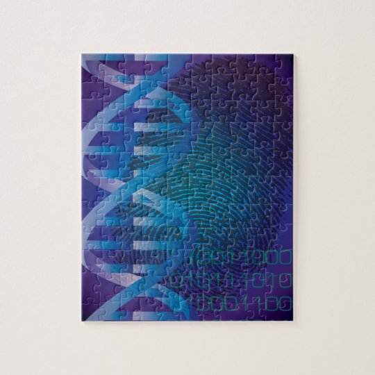 DNA Fingerprint Science Jigsaw Puzzle