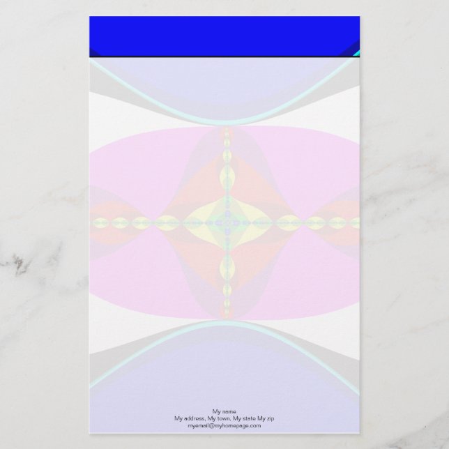 DNA - Fractal Art Stationery (Front)