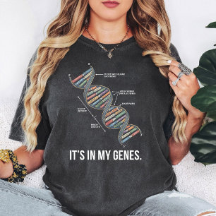 Dna Genes Books Science Education Design T-Shirt
